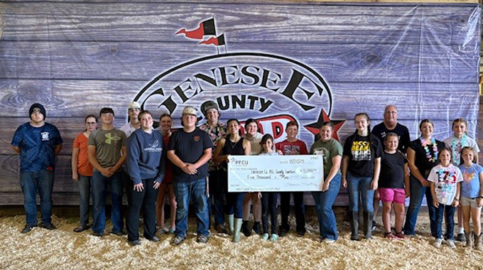 PFCU Donates to Genesee County Ag Society