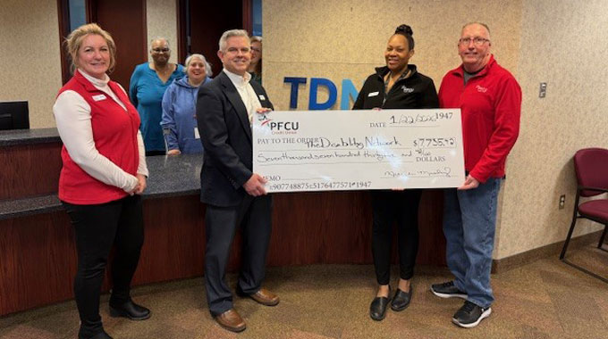 PFCU Staff Donate to The Disability Network