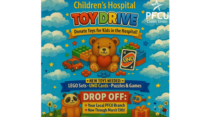 PFCU Toy Drive: Help Us Deliver Smiles Across the State